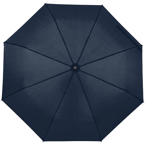 Зонт складной Monsoon, темно-синий, без чехла - рис 3.
