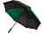 Джефф 30-дюймовый ветрозащитный зонт-трость, зеленый/черный - миниатюра