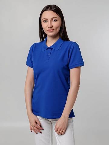 Рубашка поло женская Virma Stretch Lady, ярко-синяя - рис 6.