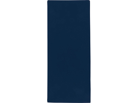 Lucas спортивное полотенце из переработанного полиэстера 30х80 см - Синий нэйви - рис 2.