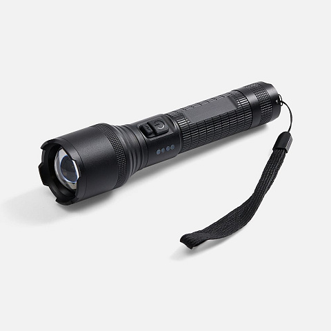 Фонарь аккумуляторный с фокусировкой луча FarSee, черный - рис 3.