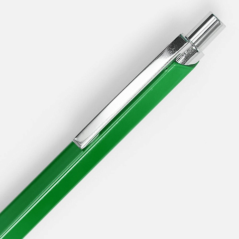 Ручка шариковая Alumno, зеленая - рис 4.