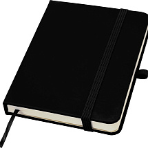 Блокнот Spectrum Plus формата A6 в твердой обложке - сплошной черный