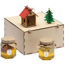 Подарочный набор Decoration Deluxe с двумя видами меда