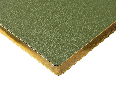 Ежедневник недатированный А5 Verde с нашивкой, зеленый - рис 5.