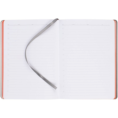 Ежедневник Frame, недатированный, оранжевый с серым - рис 8.