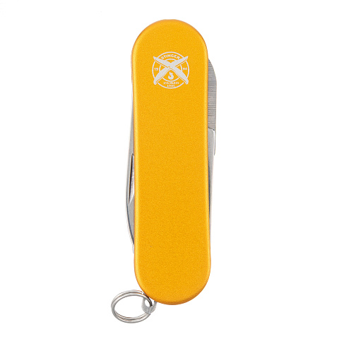 Нож перочинный Stinger, 62 мм, 4 функции, материал рукояти алюминий (золотистый), в картонной коробке - рис 6.