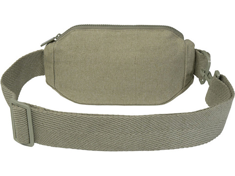 Кресент сумка через плечо Aware™ плотностью 500 г/м² из переработанного материала, зеленый - рис 3.