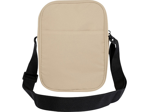 Байрон сумка через плечо из переработанных материалов по стандарту GRS объемом 2 л - Бежевый - рис 3.