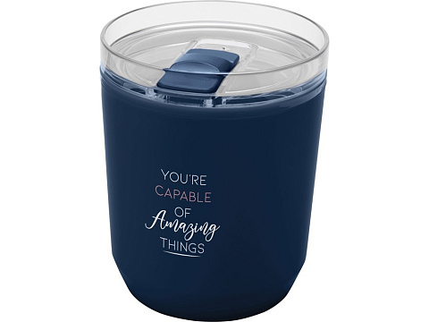 Hudson кружка из переработанного пластика с двойными стенками объемом 180 мл, темно-синий - рис 6.