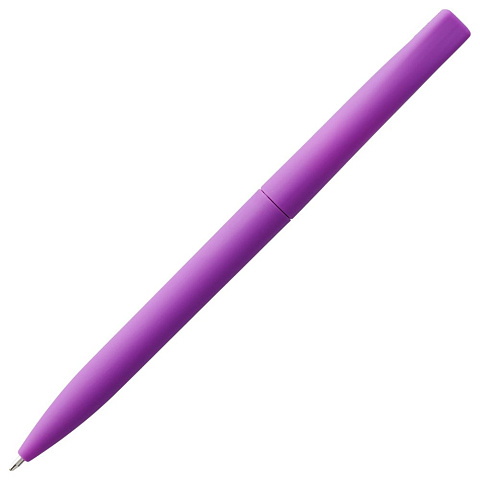 Ручка шариковая Pin Soft Touch, фиолетовая - рис 5.