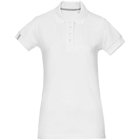 Рубашка поло женская Virma Premium Lady, белая - рис 2.