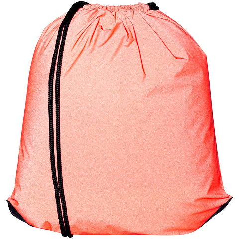 Рюкзак-мешок Manifest Color из светоотражающей ткани, оранжевый - рис 5.