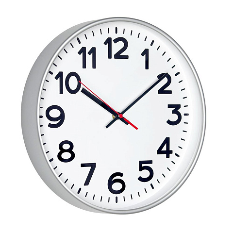 Часы настенные ChronoTop, серебристые - рис 3.