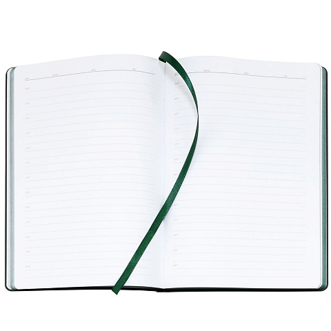 Ежедневник Bookmark, недатированный, черный с зеленым - рис 8.