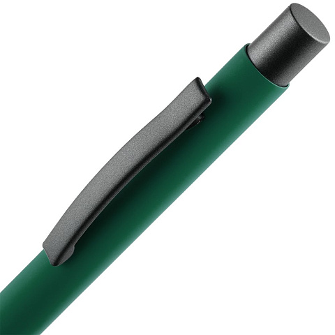 Ручка шариковая Atento Soft Touch, зеленая - рис 5.