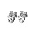 Серьги HAVOC SS CRYSTAL Dyrberg Kern 480028 - миниатюра