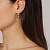 Серьги LOUISE SG GREY Dyrberg Kern 331499 - миниатюра - рис 2.