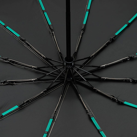 Зонт складной с УФ-защитой Ribstar, бежевый - рис 4.