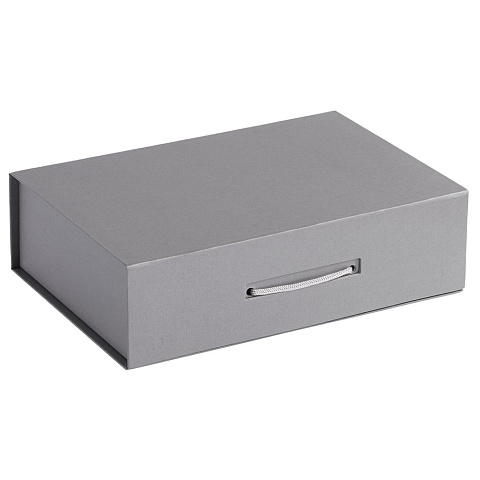 Коробка Case, подарочная, серебристая - рис 2.