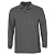 Рубашка поло мужская с длинным рукавом Winter II 210 черный меланж - миниатюра