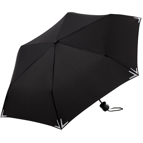 Зонт складной Safebrella, черный - рис 2.