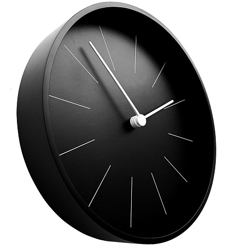 Часы настенные Berne, черные - рис 4.