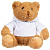 Мягкая игрушка «Мишка Cuddleton» в белом худи - миниатюра