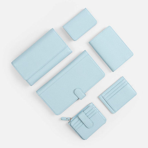 Обложка для паспорта Unison, голубая - рис 8.