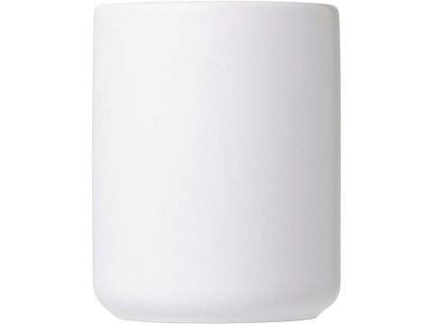 Кружка матовая с прямой ручкой Axio, 360 мл, белый - рис 4.