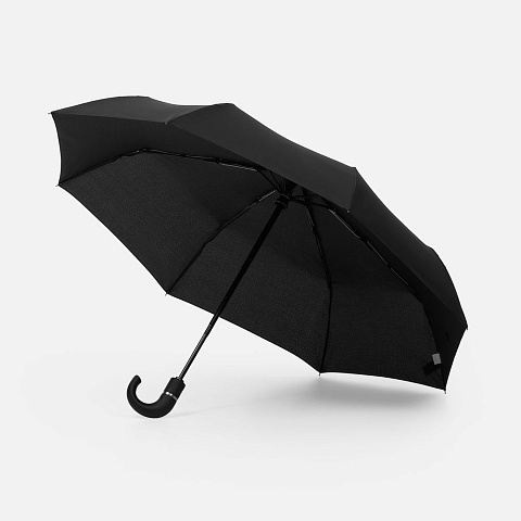 Зонт складной Hooklook, черный - рис 2.