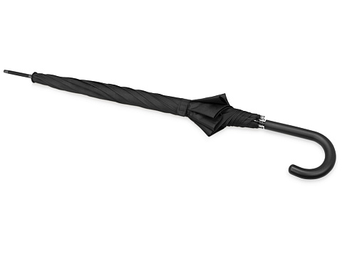 Зонт-трость Wind, полуавтомат, черный (Р) - рис 3.