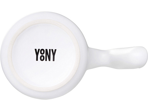 Кружка матовая с прямой ручкой Axio, 360 мл, белый - рис 6.