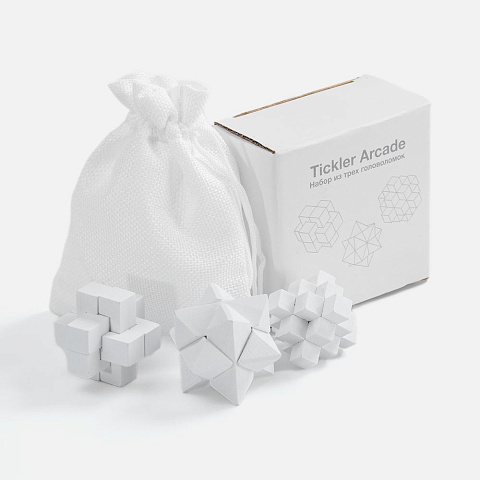 Набор из 3 головоломок Tickler Arcade, белый - рис 9.