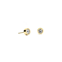 Пусеты White 5х2.5 Fiore Luna SWE125 W G