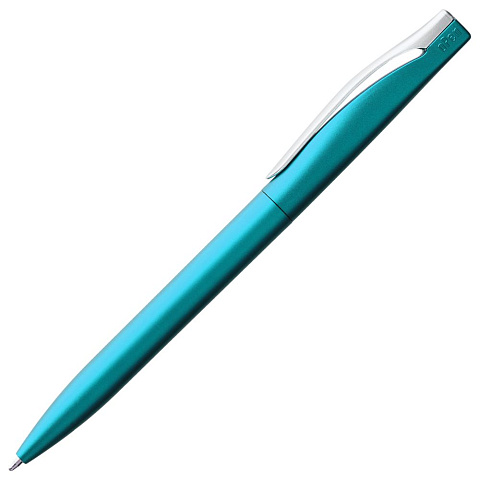 Ручка шариковая Pin Silver, голубой металлик - рис 3.