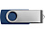 Флеш-карта USB 2.0 32 ГБ Флэш С1, темно-синий - миниатюра - рис 3.