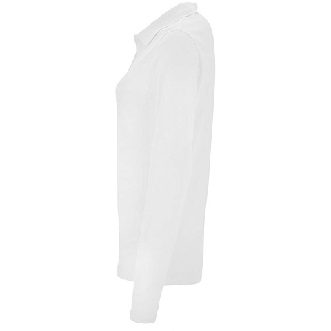 Рубашка поло женская с длинным рукавом Perfect LSL Women, белая - рис 4.