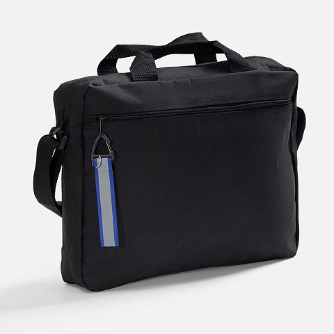 Светоотражающий брелок Flashline, серый с синим - рис 6.