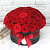 Розы в шляпной коробке Red Delicious - миниатюра