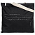 Холщовая сумка с вышивкой «Линия наименьшего сопротивления», черная - миниатюра