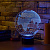 3D светильник Глобус - миниатюра - рис 4.