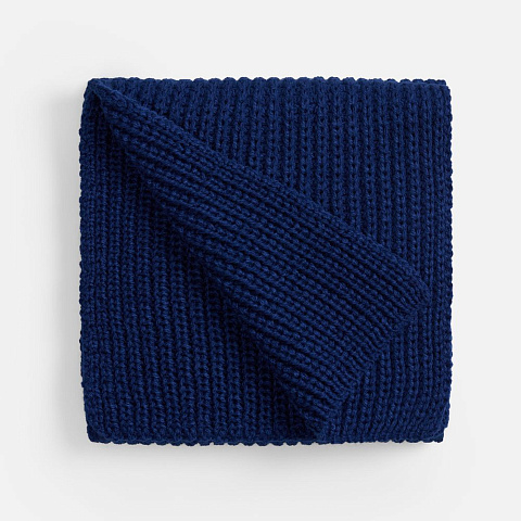 Шарф Nordkapp, темно-синий (кобальт) - рис 2.