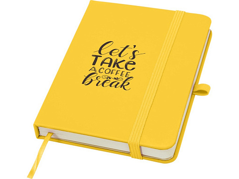 Блокнот Spectrum Plus формата A6 в твердой обложке - Желтый - рис 6.