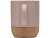Billie керамическая кружка объемом 300 мл с пробковыми деталями и матовой отделкой, пыльно-розовый - миниатюра - рис 3.