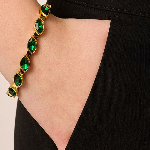 Браслет CELTIS SG EMERALD GREEN Dyrberg Kern 470047 - рис 2.