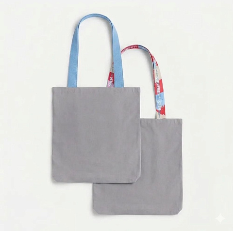 Шопер-конструктор Bolsa с узкими ручками с полноцветной печатью - рис 5.