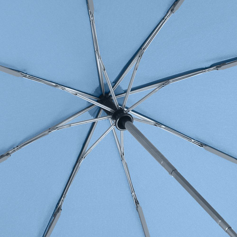 Зонт складной AOC, светло-голубой - рис 4.