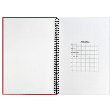 Ежедневник Notera Maxi, недатированный, красный - рис 5.