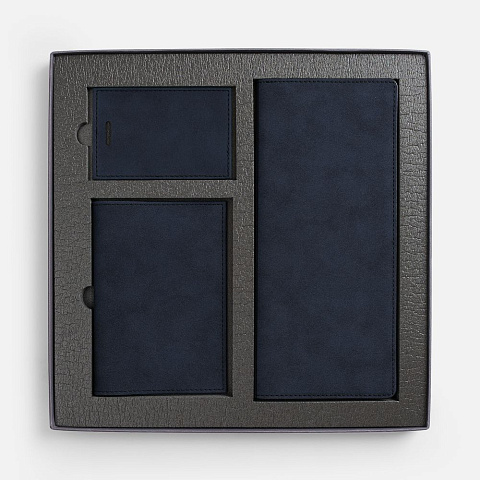 Набор Nubuk Trio, синий - рис 3.